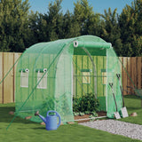 Vidaxl tuinkas met stalen frame 4 m² 2x2x2 m