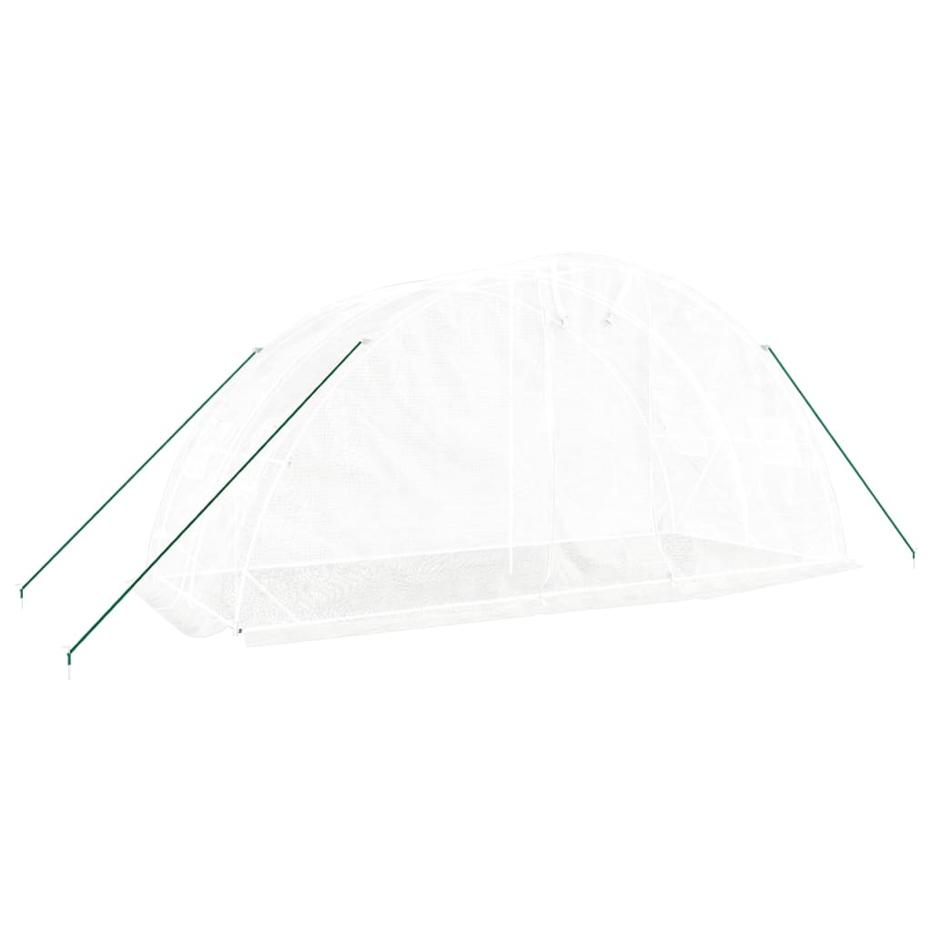 Vidaxl tuinkas met stalen frame 10 m² 5x2x2,3 m