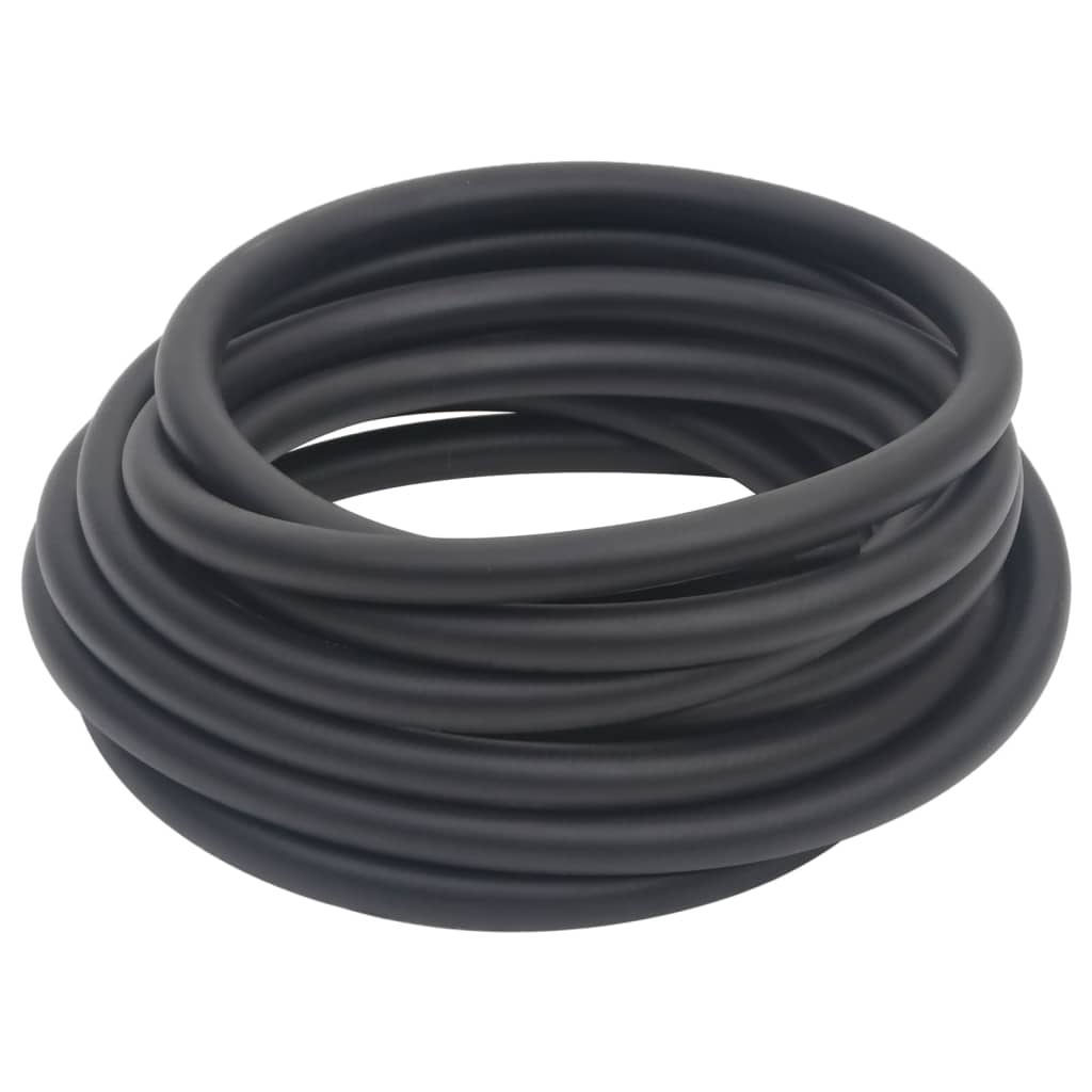 Vidaxl luchtslang hybride 0,6'' 2 m rubber en pvc zwart
