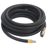 VidaXL Luchtslang hybride 0,6'' 2 m rubber en pvc zwart