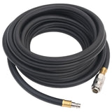 VidaXL Luchtslang hybride 0,6'' 2 m rubber en pvc zwart