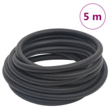 Vidaxl luchtslang hybride 0,6'' 5 m rubber en pvc zwart
