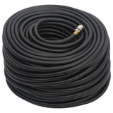 VidaXL Luchtslang hybride 0,6'' 100 m rubber en PVC zwart