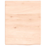 Vidaxl wastafelblad 40x50x(2-4) cm onbehandeld massief hout