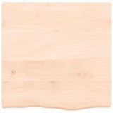 Vidaxl wastafelblad 60x60x(2-4) cm onbehandeld massief hout
