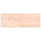 Vidaxl wastafelblad 140x50x(2-6) cm onbehandeld massief hout