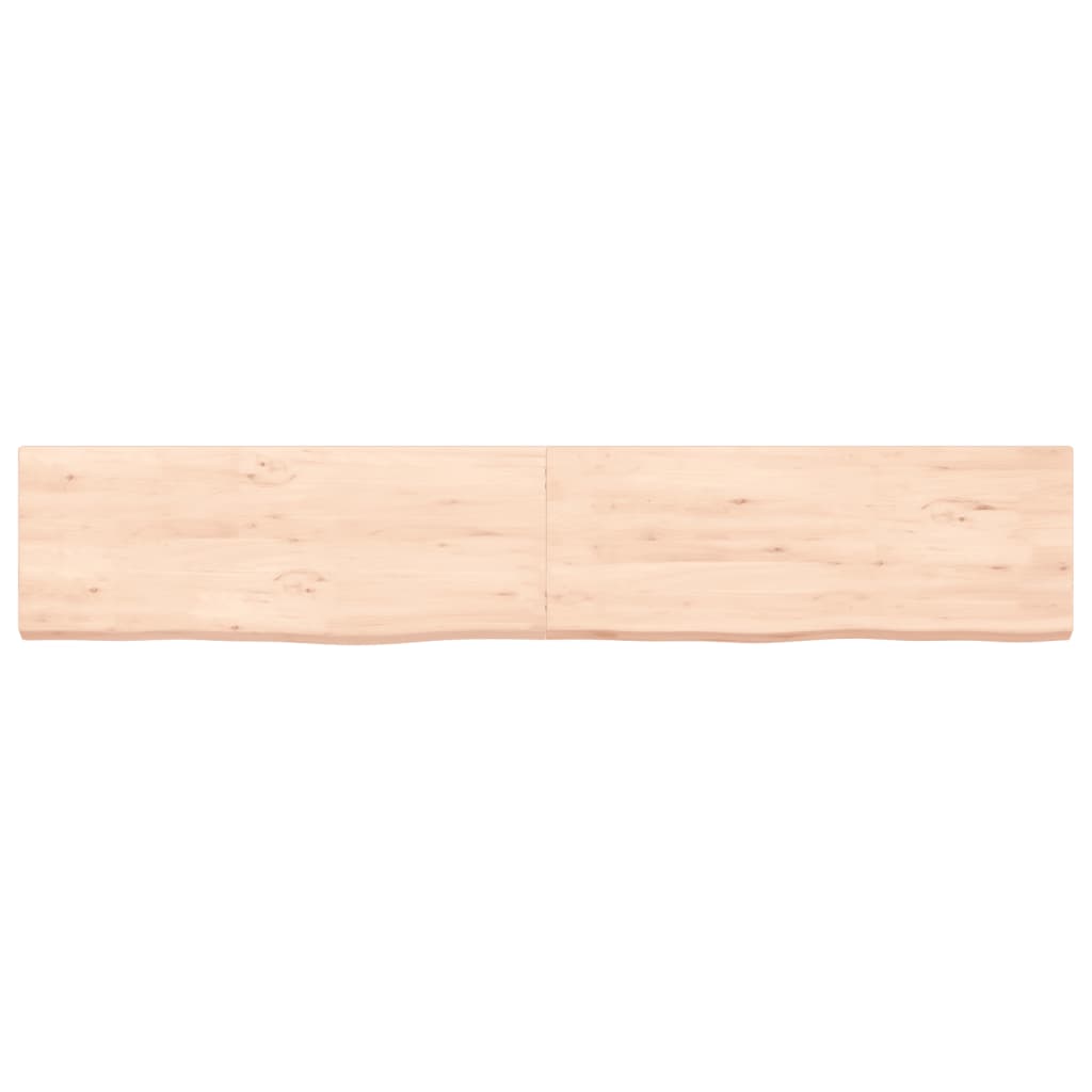 Vidaxl wastafelblad 160x30x(2-4) cm onbehandeld massief hout