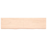 Vidaxl wastafelblad 160x40x(2-6) cm onbehandeld massief hout