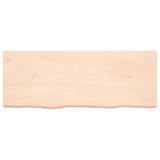 Vidaxl wastafelblad 160x60x(2-6) cm onbehandeld massief hout