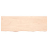 Vidaxl wastafelblad 180x60x(2-6) cm onbehandeld massief hout