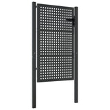 VidaXL Poort 105x175 cm staal antracietkleurig