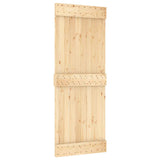 Vidaxl deur narvik 80x210 cm massief grenenhout