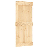 Vidaxl deur narvik 90x210 cm massief grenenhout