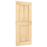 Vidaxl deur narvik 85x210 cm massief grenenhout