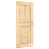 Vidaxl deur narvik 90x210 cm massief grenenhout