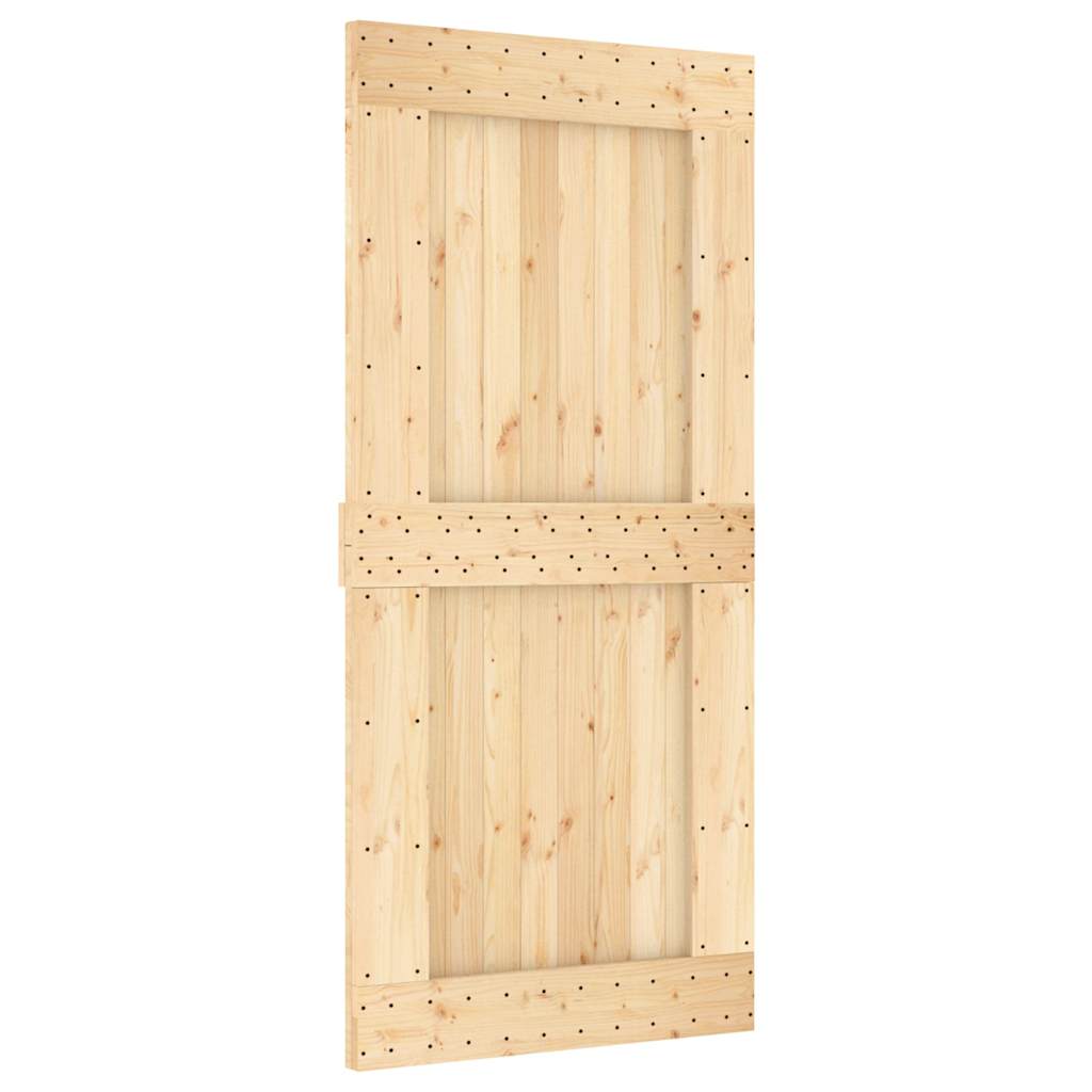 Vidaxl deur narvik 95x210 cm massief grenenhout