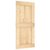 Vidaxl deur narvik 95x210 cm massief grenenhout