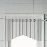 Vidaxl gordijnrails 2 st 90-130 cm aluminium wit en zilverkleurig