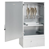 Vidaxl bbq-rookoven met houtsnippers 44,5x29x83 cm staal