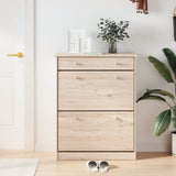 Vidaxl schoenenkast alta 77x35x96 cm massief grenenhout