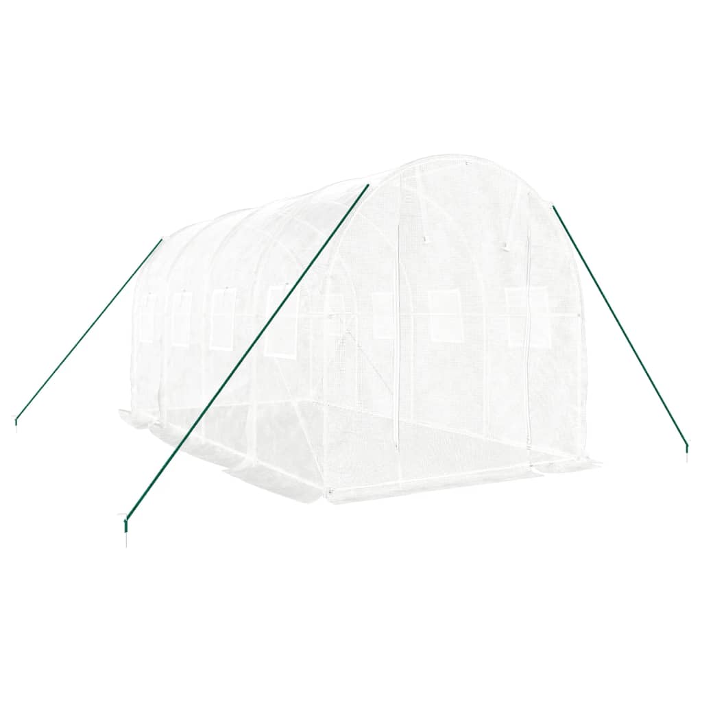 VidaXL Tuinkas met stalen frame 8 m² 4x2x2 m