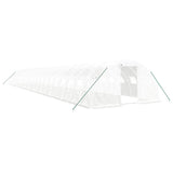 VidaXL Tuinkas met stalen frame 88 m² 22x4x2 m wit