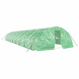 VidaXL Tuinkas met stalen frame 90 m² 18x5x2,3 m groen