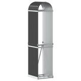 Vidaxl haardhoutopslag 40x45x170 cm gegalvaniseerd staal antraciet
