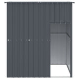 VidaXL Hondenhok met dak 165x153x181 cm gegalvaniseerd staal antraciet