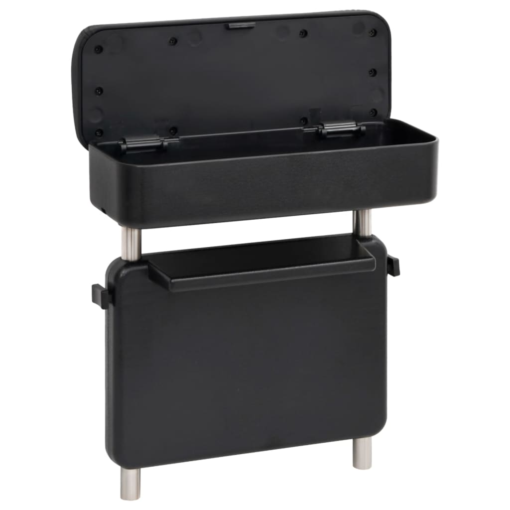 Vidaxl armsteun universeel 23x8x(30-38) cm abs zwart