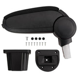 Vidaxl armsteun 12x31x(29,5-47) cm abs zwart
