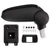 Vidaxl armsteun 12x33x(24-42) cm abs zwart