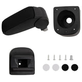 Vidaxl armsteun 12x34x(35-47) cm abs zwart