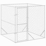 Vidaxl hondenkennel voor buiten 2x2x2 m gegalvaniseerd staal zilver