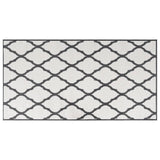 Vidaxl buitenkleed omkeerbaar 80x150 cm grijs en wit