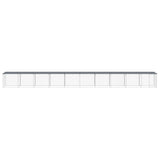 VidaXL Kippenhok met dak 1003x98x90 cm gegalvaniseerd staal antraciet