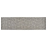 Vidaxl keukenmat wasbaar geruit 45x150 cm fluweel