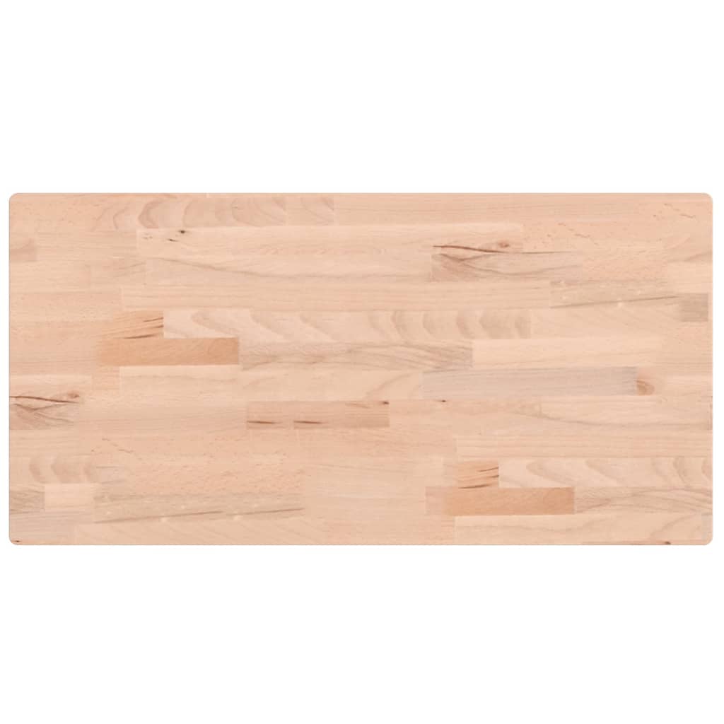 Vidaxl wastafelblad 80x40x2,5 cm massief beukenhout