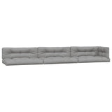 VidaXL Palletkussens 7 st stof grijs