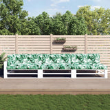 VidaXL Palletkussens 7 st bladpatroon stof