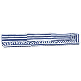 VidaXL Palletkussens 7 st stof gestreept wit en blauw