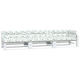 VidaXL Palletkussens 7 st bladpatroon stof