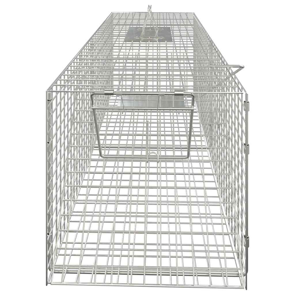 Vidaxl dierenval 64,5x25x26,5 cm gegalvaniseerd ijzer