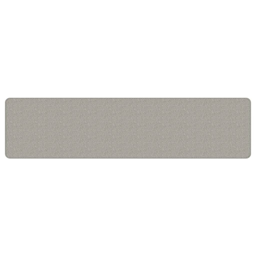 Vidaxl tapijtloper 50x200 cm sisal-look taupe