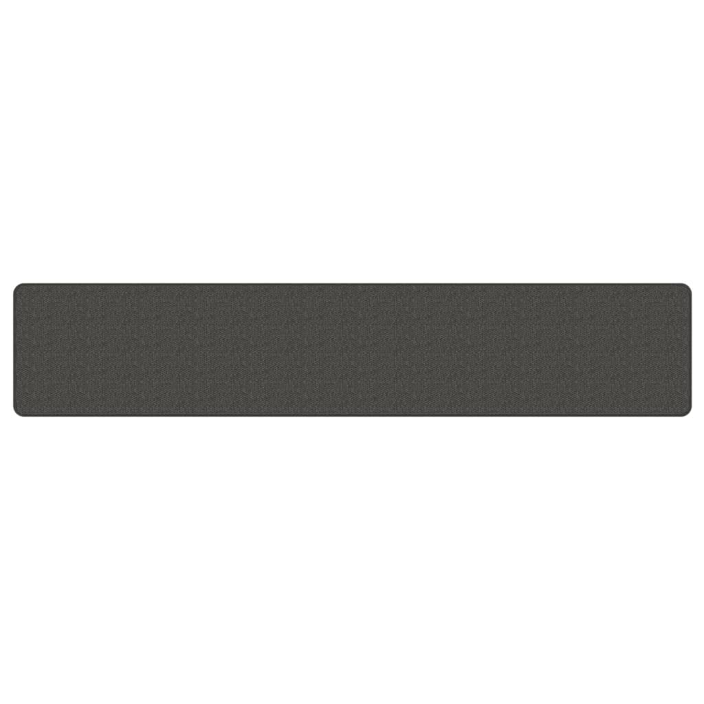 Vidaxl tapijtloper 50x250 cm sisal-look antracietkleurig