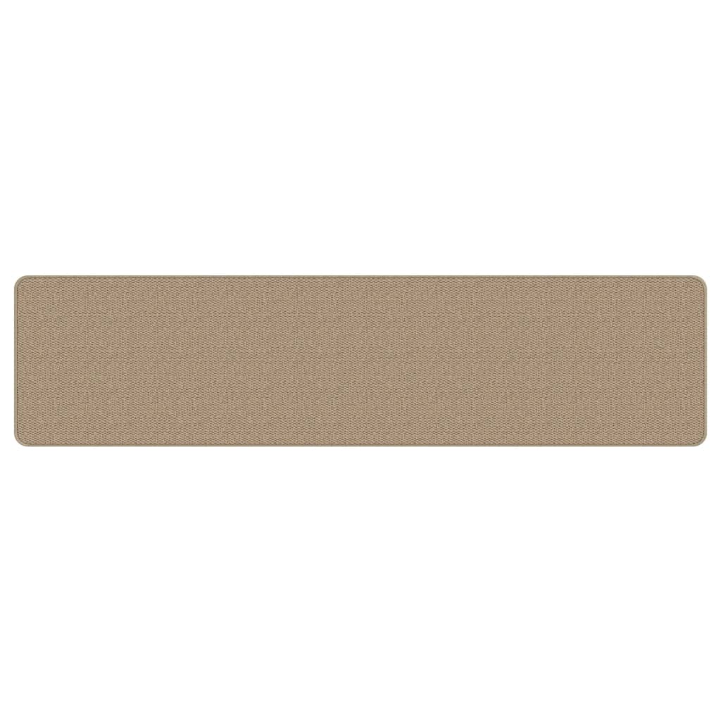Vidaxl tapijtloper 50x200 cm sisal-look zandkleurig