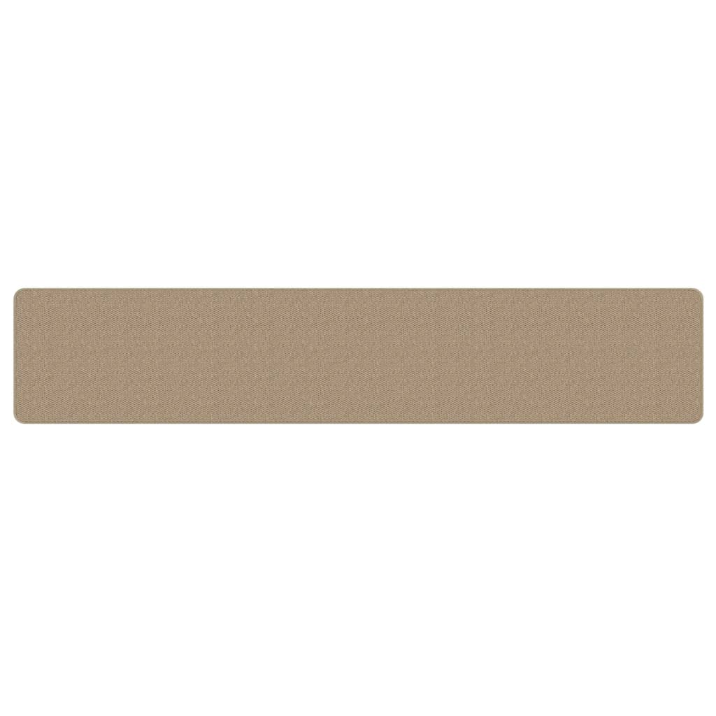 Vidaxl tapijtloper 50x250 cm sisal-look zandkleurig