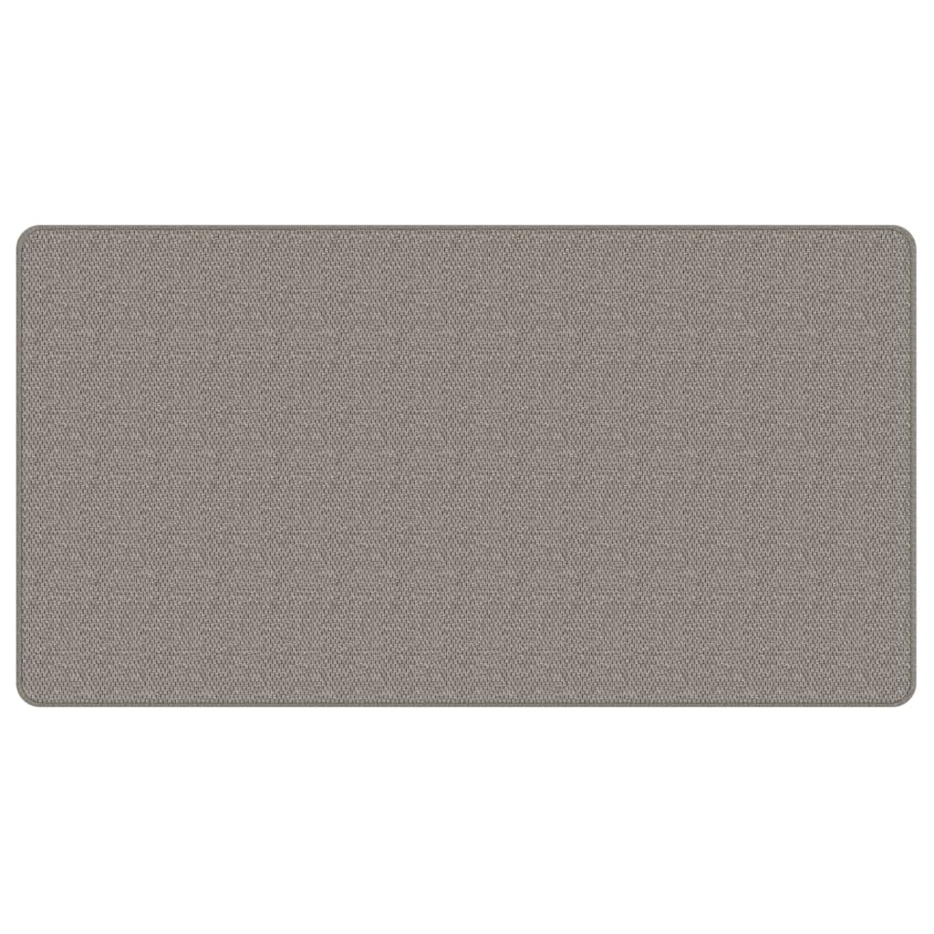 Vidaxl tapijtloper 80x150 cm sisal-look zilverkleurig