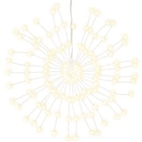 VidaXL Kerstverlichting vuurwerk 2 st 140 warmwitte LED's 17 cm