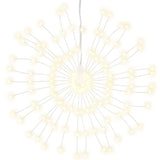 VidaXL Kerstverlichting vuurwerk 8 st 140 warmwitte LED's 17 cm